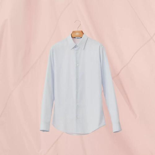  HERMES爱马仕 22年秋冬 男士 长袖衬衫 Chemise corps ajuste imprimee ??Cache-Cache Cheva