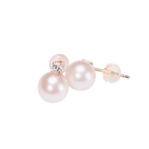 GeleiStory/GeleiStory 灵魂独舞妳曾经爱过限量18K金淡水珍珠焦点款耳钉 店铺特惠