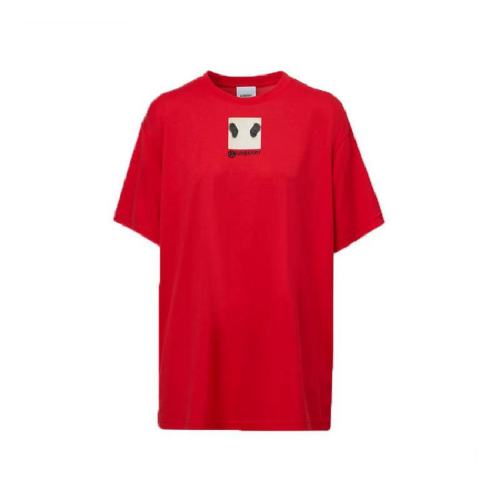  BURBERRY/博柏利 女士红色棉质短袖T恤 80321141 PLFSX