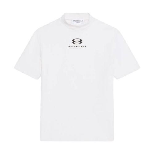  Balenciaga/巴黎世家 女士白色棉质时尚短袖T恤 681057 TLVG2 9054 PLFSX