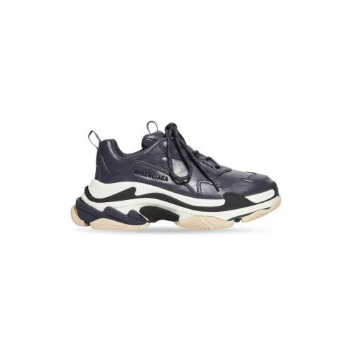  BALENCIAGA巴黎世家 22年秋冬 男士 休闲运动鞋 Mens Triple S Trainers in Blue 536737W2FAD4