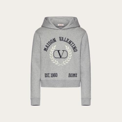  VALENTINO华伦天奴 22年秋冬 男士 卫衣 SWEAT-SHIRT EN COTON A_VEC BRODERIE MAISON VALENTI