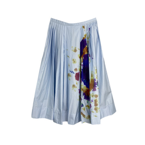 Burberry博柏利  扎染风女士百褶裙