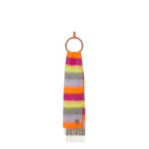  LOEWE罗意威 22年秋冬 女士 围巾 Striped scarf in mohair F655257X15-9139