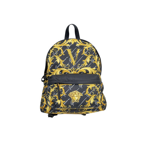 Versace范思哲  美杜莎巴洛克印花双肩包 男女同款