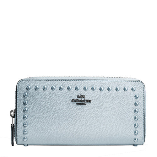 COACH/蔻驰 女士 女包 浅蓝色长款钱包 12041_DKPBU HJH0022B