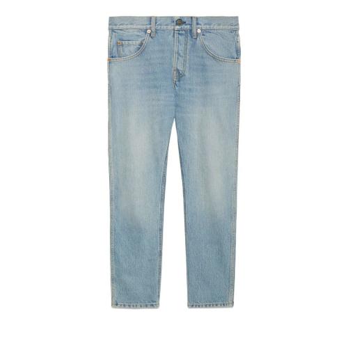 GUCCI古驰 22年秋冬 男士 锥形牛仔裤 681289 XDBQ5 4447