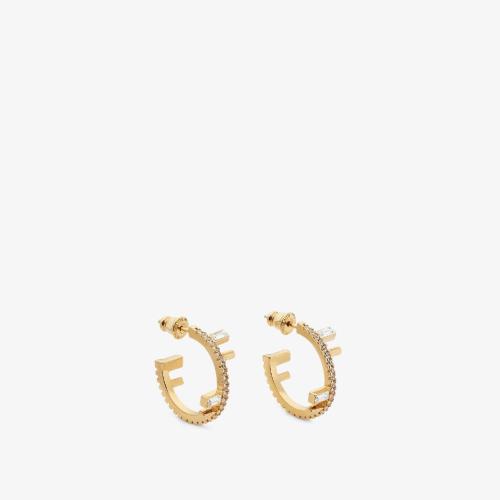  FENDI芬迪 22年秋冬 女士 耳环 金色耳环 8AH730ALIDF089U