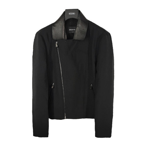 Emporio Armani/安普里奥阿玛尼 黑色男士夹克上衣  R1R130R1057999  瑕疵折扣