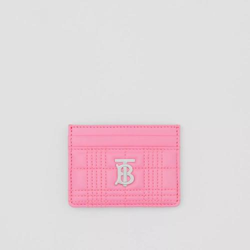  BURBERRY 22年秋冬 女士 Lola – 绗缝羔羊皮萝纳卡片夹 80492971