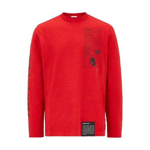  MONCLER蒙可蒙克莱 22年秋冬 男士 长袖T恤 Logo Long Sleeve T-Shirt H20918D00010899T7455
