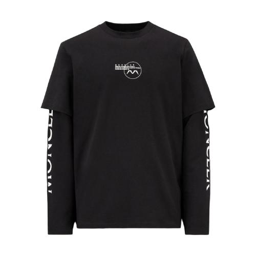  MONCLER蒙可蒙克莱 22年秋冬 男士 长袖T恤 Logo Long Sleeve T-Shirt H20918D00006899EV999