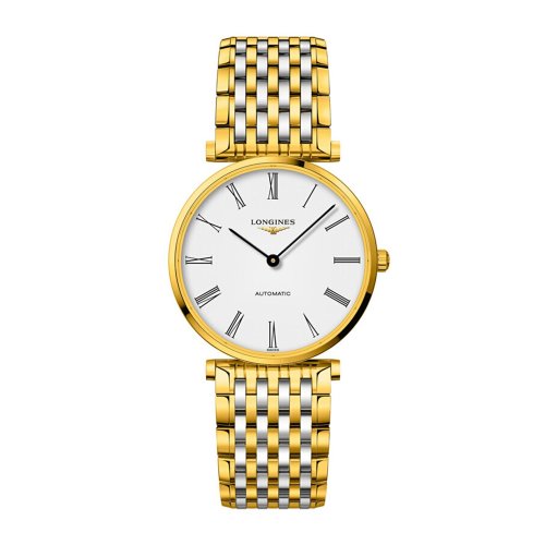 LONGINES/浪琴 嘉岚系列 精钢和黄色PVD涂层 自动机械 男士手表 L4.908.2.11.7