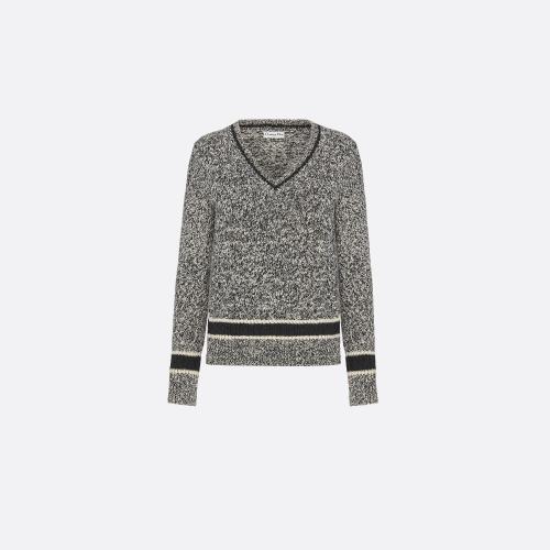  DIOR迪奥 22年秋冬 女士 针织衫 V 领针织衫 054S01AM303_X5810 预定商品1-3周发货