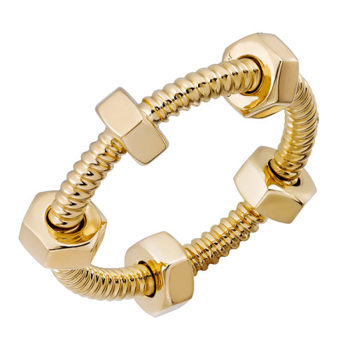 CARTIER/卡地亚  ECROU DE CARTIER 18K金黄金螺丝钉戒指B4227200