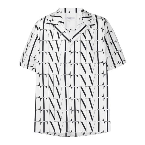 Valentino/华伦天奴 时尚百搭 男士多色短袖衬衫 VV3AAA906G5 D30