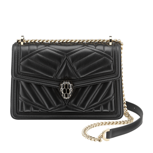 BVLGARI/宝格丽 SERPENTI DIAMOND BLAST 单肩包小牛皮,小羊皮,纳帕皮291013