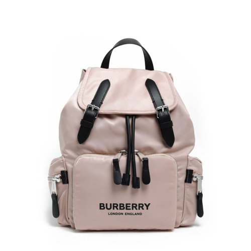 BURBERRY/博柏利 巴宝莉 女士 女包 粉色尼龙时尚背包双肩包 80116181