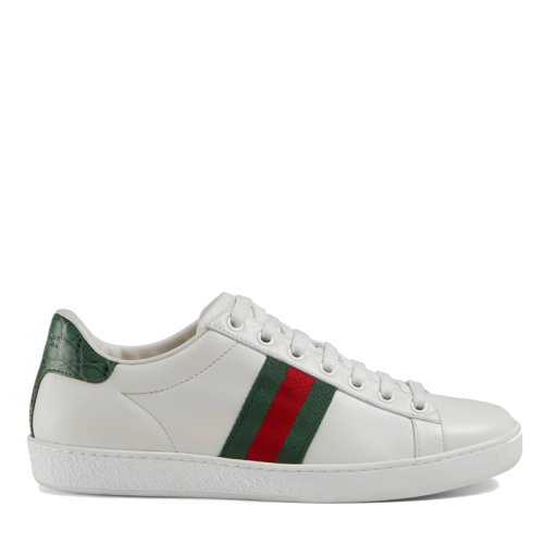 GUCCI/古驰  经典款Ace系列 男士皮革运动鞋386750 A3830 9071