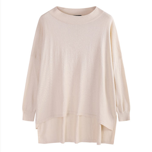 SHOKAY/绣嘉 女士针织衫/毛衣【香顿系列】 宽松一字领套衫