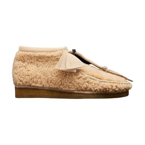  MONCLER蒙可蒙克莱 22年秋冬 男士 短靴 Wallabee Shearling Shoes H20924D00020M2281200