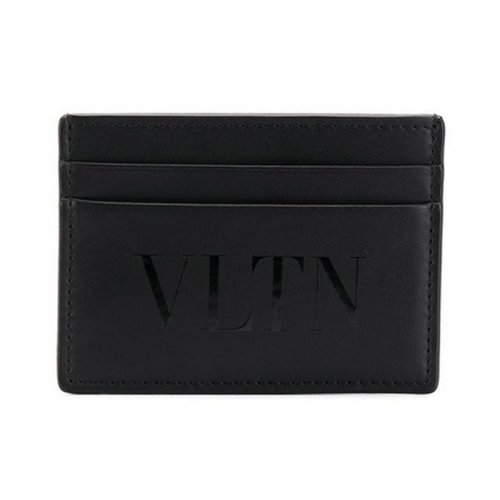  Valentino/华伦天奴 男士黑色皮革钱包卡包零钱包 TY2P0448 VNA 0NO PLSX