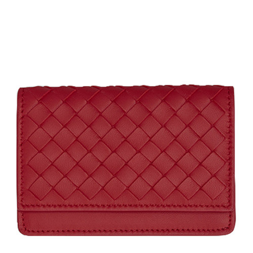 Bottega Veneta/葆蝶家 女士 黑色羊皮短款卡包钱包 133945V001U1000 HJH0015X