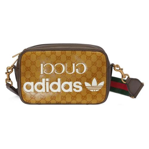  GUCCI古驰 22年秋冬 男士 adidas x Gucci联名系列小号肩背包 702427 UVSFT 7268