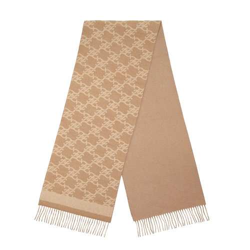 FENDI/芬迪新款 女士米色羊毛羊绒围巾FXT324AHRFF0QU5