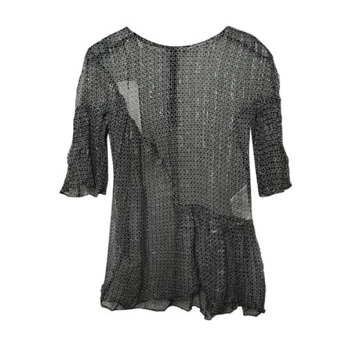 Stella McCartney/丝黛拉麦卡妮 女士黑色印花半袖 456073 SIA10 1000 瑕疵折扣