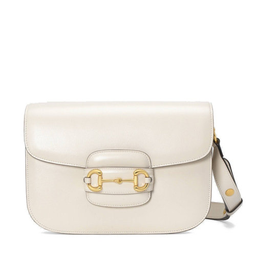 GUCCI/古驰 2020早春新款 Gucci 1955马衔扣小号小牛皮翻盖邮差包单肩包（4色可选） 6022041DB0G1000