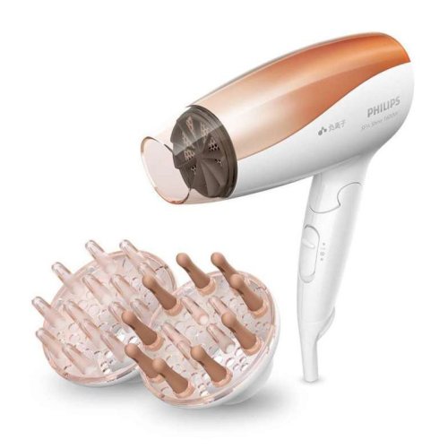 Philips/飞利浦电吹风机家用大功率1600W3挡调节恒温负离子电吹风筒BHC117/05