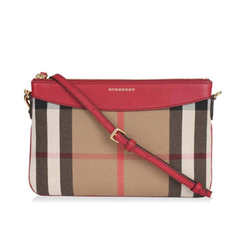 BURBERRY/博柏利 时尚女款格纹 单肩包 斜挎包