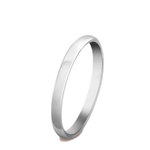 Van Cleef & Arpels/梵克雅宝 经典Alliance Tendrement系列 铂金2毫米素环戒指婚戒VCARO9Y100