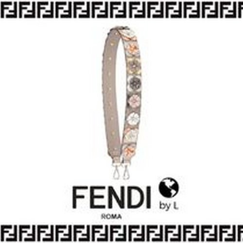  FENDI/芬迪 女士拼色皮革包带 8AV077A3KF F136L PLSX