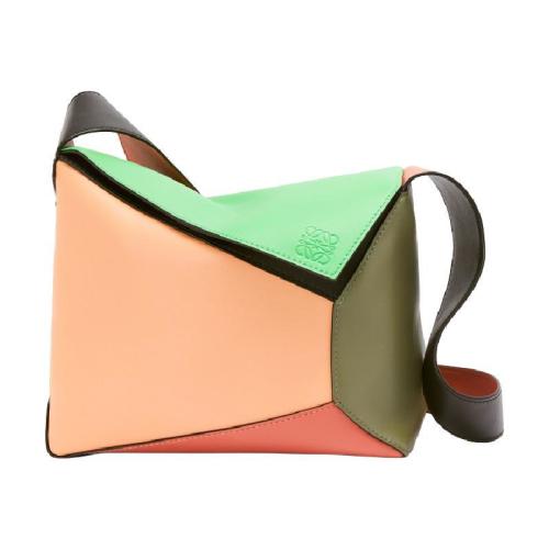  LOEWE罗意威 22年秋冬 男士 单肩包 Large Puzzle Hobo bag in nappa calfskin B510J68X03-437