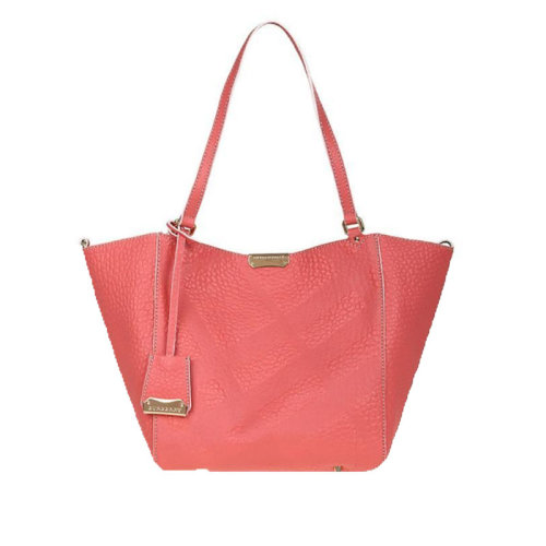 BURBERRY/博柏利 巴宝莉 女士 玫瑰粉牛皮手提包单肩包 39712651 HJH0015X