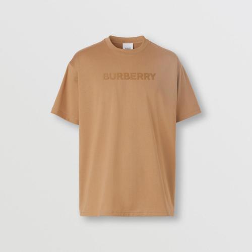  BURBERRY 22年秋冬 男士 徽标印花棉质宽松 T 恤衫 80553101
