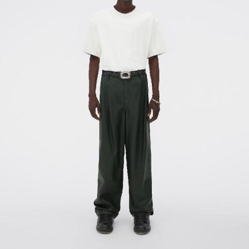 BV葆蝶家 22年秋冬 男士 休闲裤 pantalon ample en cuir 709828V2E503350