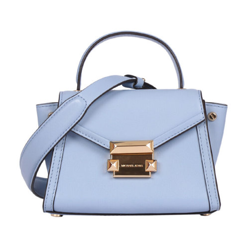 Michael Kors/迈克·科尔斯  女士牛皮革手提包 30T8GXIM1L PALE BLUE 淡蓝色