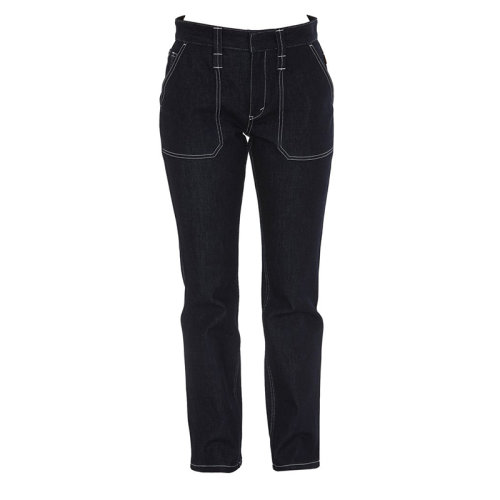 CHLOE/克洛伊  寇依女装 女士黑色棉质时尚拼接休闲牛仔裤 C20SDP01151476