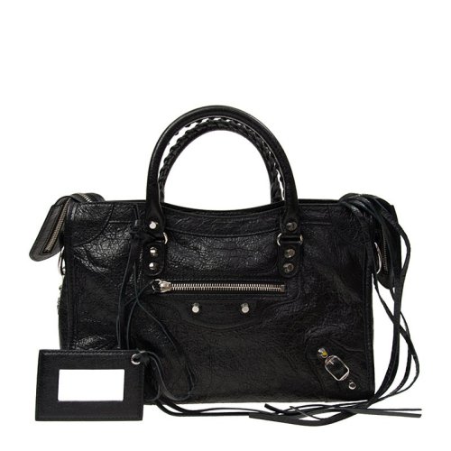 Balenciaga/巴黎世家 classic city系列 女士羊皮单肩斜挎包机车包手提包