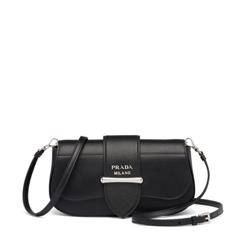 PRADA/普拉达 女士Prada Sidonie City Calf皮革迷你手袋单肩斜挎包女包礼盒包装 1DH071_2DG