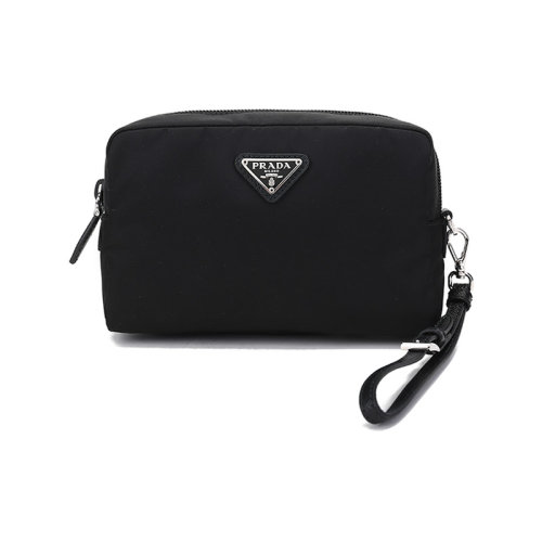PRADA/普拉达【22春夏新款】女士Re-Nylon再生尼龙手拿包化妆包 1NE021 R067