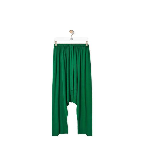  LOEWE罗意威 22年秋冬 女士 休闲裤 Balloon trousers in viscose crepe jersey S359Y04X56-42