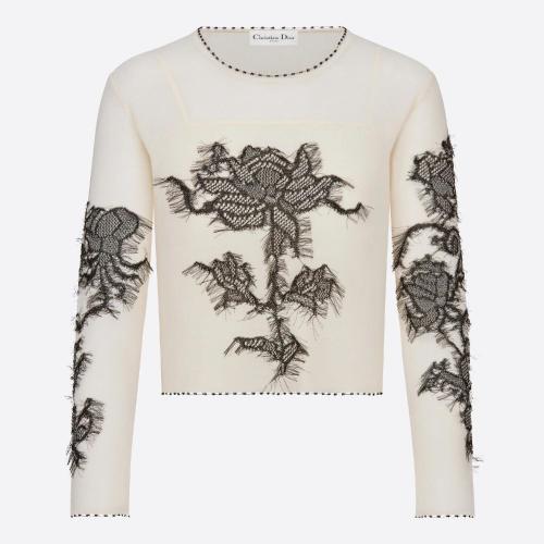  DIOR迪奥 22年秋冬 女士 针织衫 Pull 314S23AM602_X9330