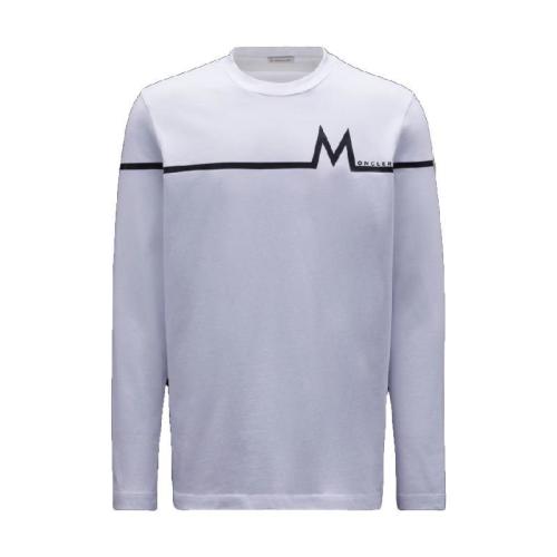  MONCLER蒙可蒙克莱 22年秋冬 男士 长袖T恤 M Motif Long Sleeve T-Shirt H20918D000038390T00