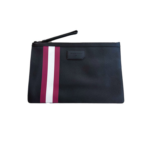 Bally 巴利 BOLLIS 男士黑色大号手拿包