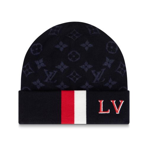  LV路易威登 22年秋冬 男士 帽子 BONNET LV VARSITY M77955