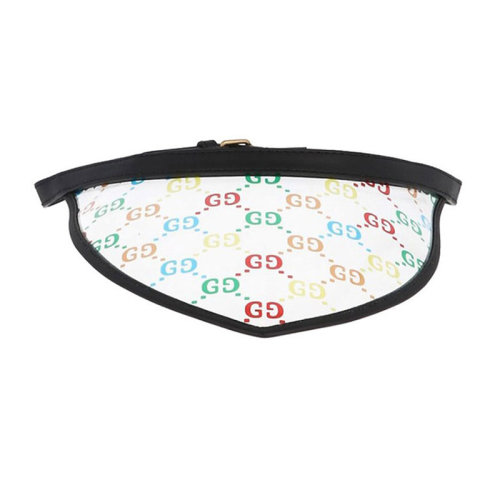 GUCCI/古驰 古琦帽子 经典双G图案 遮阳帽 男士多色皮质帽子 550059 4HF22 1080